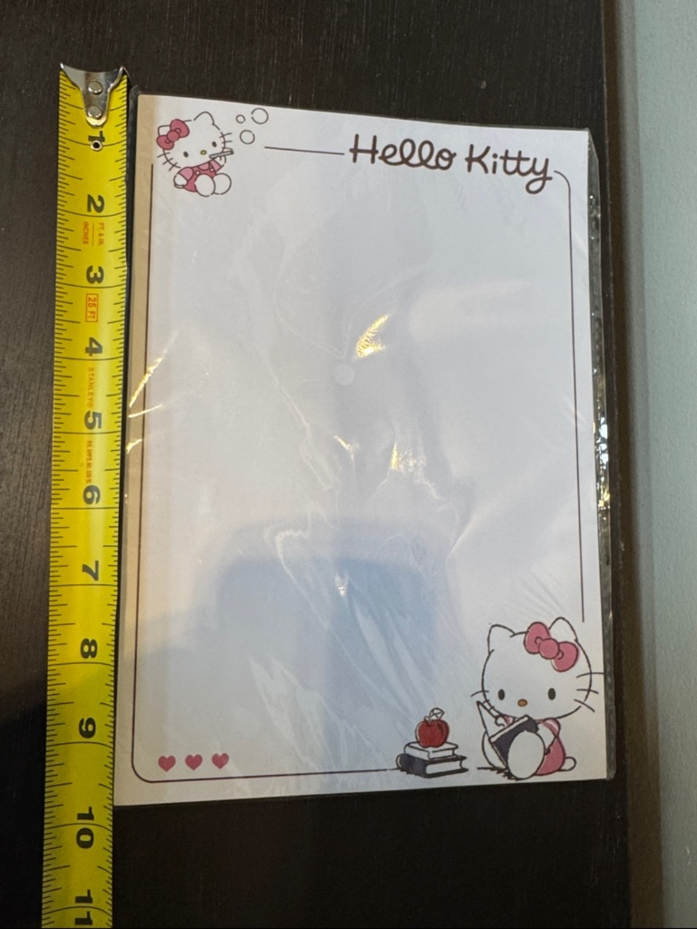 Hello Kitty Pink Rhinestone Calculator & Notepad Set - Picture 3 of 6
